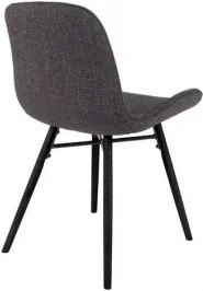 LESTER stolička Sivá - tmavá
