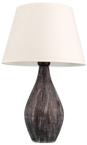 Asir Stolná lampa RAMZES 1xE27/40W/230V biela/hnedá AS2806