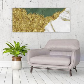 Obraz - Zelený mramor N⁰2 (120x50 cm)