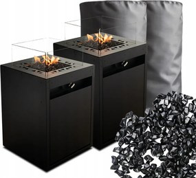 Vykurovací dáždnik Terasový ohrievač Planika Square 10 kW s krytom