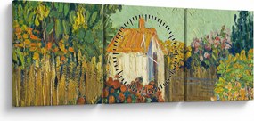 Obraz - Imitator of Vincent van Gogh, Landscape, reprodukcia (s hodinami) (90x30 cm)