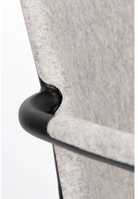 Svetlosivé jedálenské stoličky v súprave 2 ks Thirsty – Zuiver