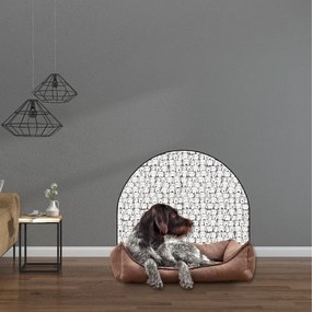 PIPPER. Ochranná textilná nálepka na stenu - Oblúk - Psy Veľkosť: 83x60cm, Motív: bez mena