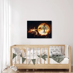 Obraz - Tajomný strom života (70x50 cm)