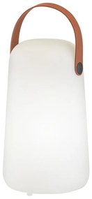 Bielo-hnedá LED stolová lampa (výška 21 cm) Collgar – Fischer & Honsel