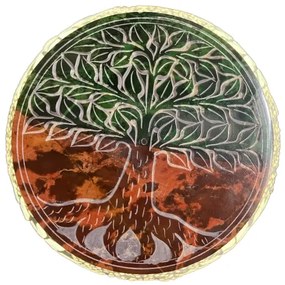 Marocká lampa  mozaika BLACK & WHITE Branches - burner 37*15