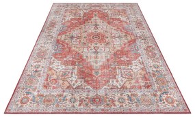 Tehlovočervený koberec Nouristan Sylla, 80 x 150 cm