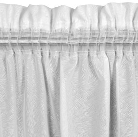 ZÁCLONA NA PÁSKE TULSA 140X270 CM BIELA