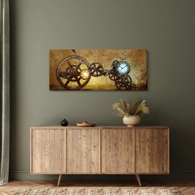 Obraz strojčekov historických hodín (120x50 cm)