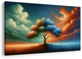 Obraz strom života vo farebnom víre