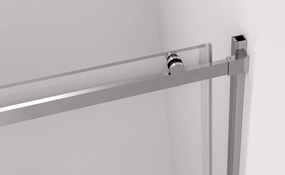 Polysan Polysan, THRON LINE ROUND sprchové dveře 1300 mm, kulaté pojezdy, čiré sklo, TL5013-5005