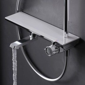 Sprchový Systém AM.PM Flash F079H700 s poličkovou batériou, chróm