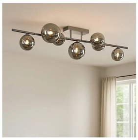 Brilagi - LED Prisadený luster MILLA 7xG9/3W/230V lesklý chróm/dymová