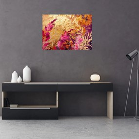 Obraz - Abstraktná maľba kvetov II. (70x50 cm)
