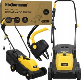 Elektrická Kosačka Silná Vyžínačka Na Trávu Lehká 30 cm 25 L 2200 W