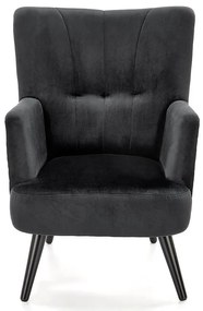 Kreslo Pagoni čierna/čierna