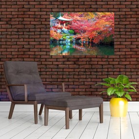 Obraz - Orientálna krajina (90x60 cm)
