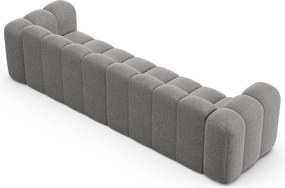 Sivá ženilková pohovka 290 cm Lupine – Micadoni