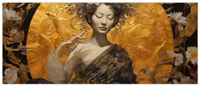 Obraz - Japonská dáma (120x50 cm)