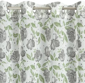 ZÁVES NA KRÚŽKOCH DARI 140X250 CM KVETY