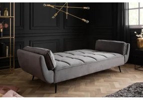Sedacia súprava rozkladacia 40567 Boutique 3-Sedenie Zamat-Šedá - Komfort-nábytok