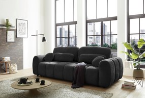 XXXLutz ROZKLADACIA POHOVKA, textil, čierna MID.YOU - Sedačky - 002220054303