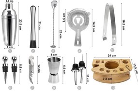 Koktejlový set CHESTER (12 ks)