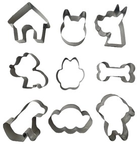 Set vykrajovačiek, 9 ks