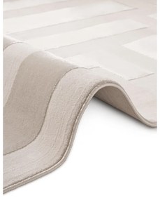 Sivo-krémový koberec 160x235 cm Perles Onyx – Elle Decoration
