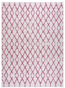 Koberec SISAL SION MREŽA 22129 ecru / fuksia