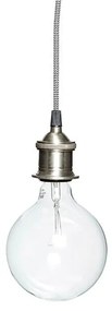 Stropná lampa hübsch simple silver MUZZA