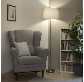 Brilagi - LED stojacia lampa CERIA 1xE27/40W/230V priemer 45 cm šedá/matný chróm