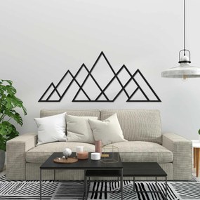 Drevený nástenný obraz geometrické hory | APALATU: HDF - Javor 70 x 31 cm 4559-102097 HDF0512