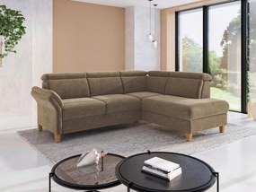XXXLutz ROHOVÁ SEDAČKA, textil, svetlohnedá Sit & More - Sedačky - 00014402575F
