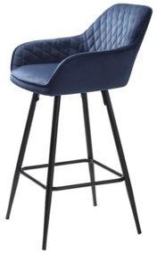 Milton barová stolička modrá