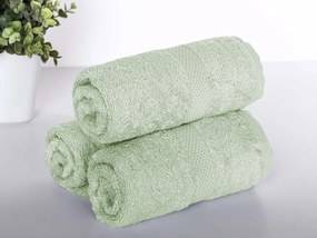XPOSE® Froté uterák VERONA 3 ks - svetlo zelený 30x50 cm