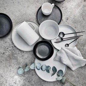 CASA NOVA Sada hlbokých tanierov 22,5 cm set 4 ks - šedá