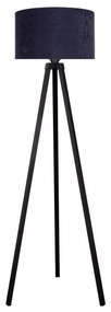 Brilagi - Stojacia lampa VELVET 1xE27/60W/230V wenge/modrá