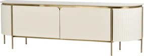 TV stolík Stilig ST120 200 cm ecru/zlatý/mramor
