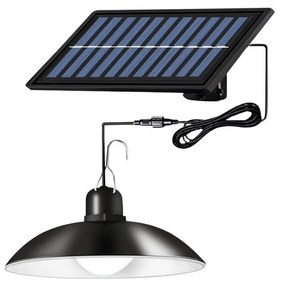 LED stmievateľný solárny luster na lane LED/1,8W/3,7V IP44 6500K 1600 mAh + diaľkové ovládanie