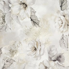 Dekorstudio Zamatový záves LUIZA s riasiacou páskou 140x270 cm - svetlosivý