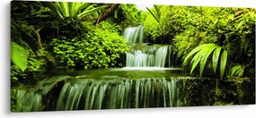 Obraz - Indonézske vodopády (120x50 cm)