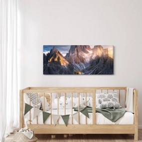 Obraz - Horská panoráma (120x50 cm)