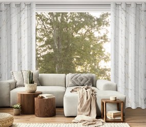 ZATEMŇOVACÍ ZÁVES NA KRÚŽKOCH MOLY 140X250 CM VZOROVANÁ