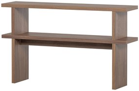 Konzolový stolík verner 120 x 30 cm hnedý MUZZA