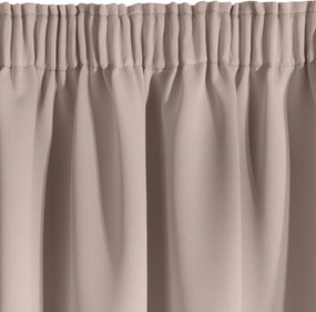 ZATEMŇOVACÍ ZÁVES NA PÁSKE ADLEY 135X270 CM PUDROVÁ