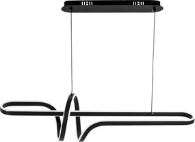 Toolight Toolight, LED stropné osvetlenie 98cm, 100W, 4000K, G038-CP, čierna matná, OSW-06305