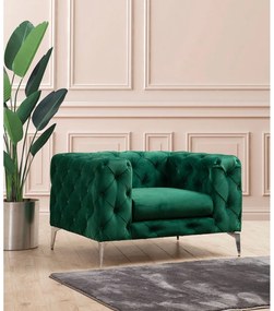 Zelené kreslo Como – Artie