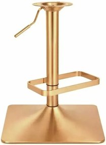 LuxuryForm DESIGN Podstava pre barové stoličky – zlatá hranatá podstava (set)