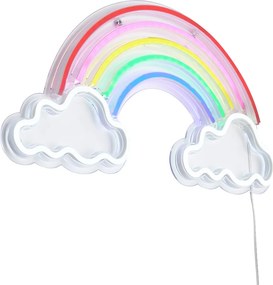Neónová nástenná lampa viacfarebná vrátane LED - Rainbow